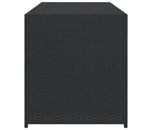 Dārza Uzglabāšanas Kaste, Melna, 283 Litri, Pe Rotangpalma Vidaxl