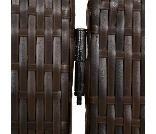 Istabas Sadalītājs, 3 Paneļi, Brūna Polirotangpalma Vidaxl