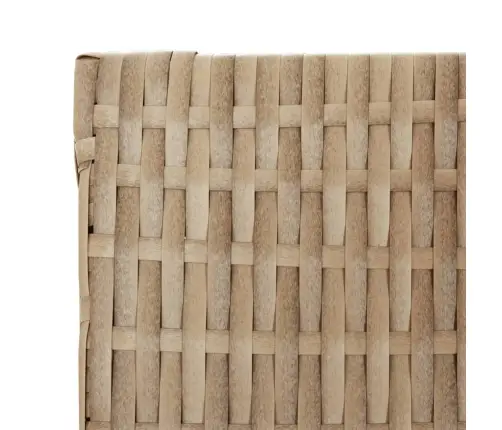 Istabas Sadalītājs, 4 Paneļi, Bēša Polirotangpalma Vidaxl