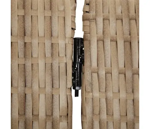 Istabas Sadalītājs, 4 Paneļi, Bēša Polirotangpalma Vidaxl