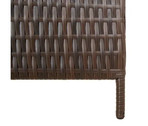 Kambario Pertvara, 5 Segmentai, Rudos Spalvos, Poliratanas