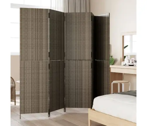 Istabas Sadalītājs, 5 Paneļi, Pelēka Polirotangpalma Vidaxl