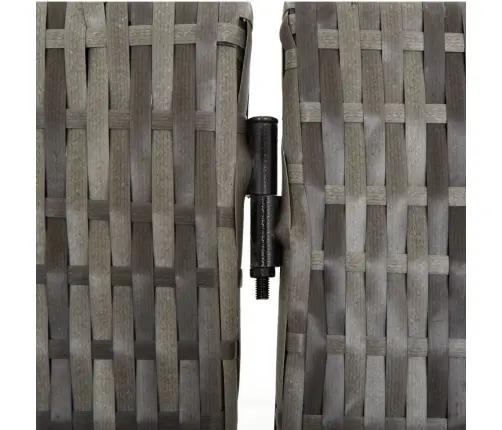 Istabas Sadalītājs, 5 Paneļi, Pelēka Polirotangpalma Vidaxl