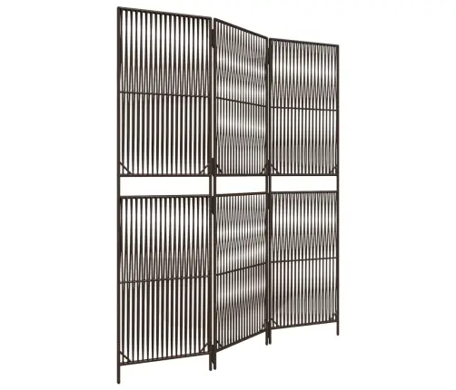 Kambario Pertvara, 3 Segmentai, Rudos Spalvos, Poliratanas