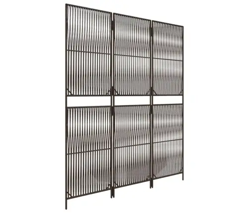 Kambario Pertvara, 3 Segmentai, Rudos Spalvos, Poliratanas