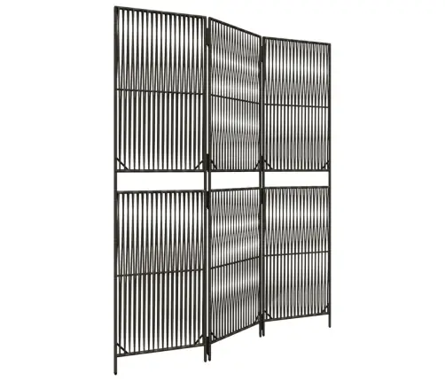 Istabas Sadalītājs, 3 Paneļi, Pelēka Polirotangpalma Vidaxl