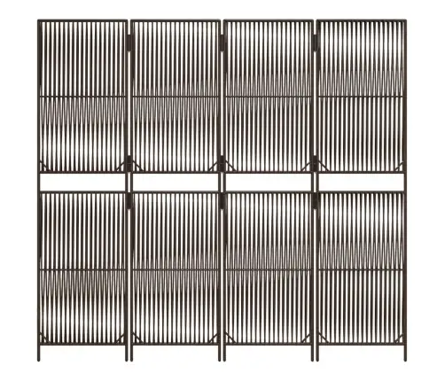 Istabas Sadalītājs, 4 Paneļi, Brūna Polirotangpalma Vidaxl