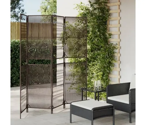 Istabas Sadalītājs, 4 Paneļi, Brūna Polirotangpalma Vidaxl