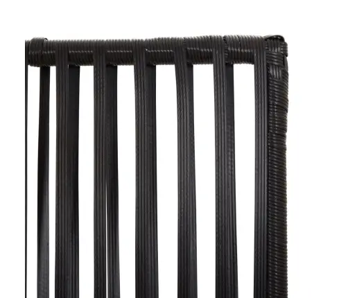 Istabas Sadalītājs, 5 Paneļi, Melna Polirotangpalma Vidaxl