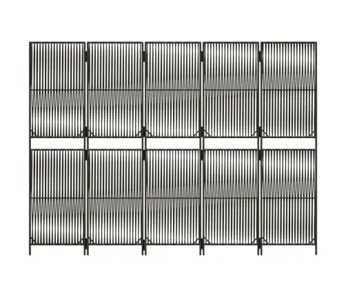 Istabas Sadalītājs, 5 Paneļi, Pelēka Polirotangpalma Vidaxl