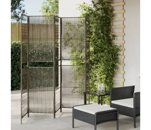 Istabas Sadalītājs, 5 Paneļi, Pelēka Polirotangpalma Vidaxl