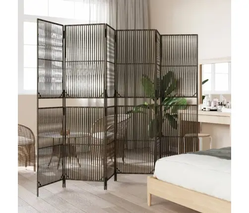 Kambario Pertvara, 6 Segmentai, Rudos Spalvos, Poliratanas