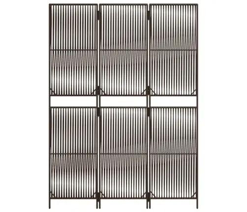 Kambario Pertvara, 3 Segmentai, Rudos Spalvos, Poliratanas