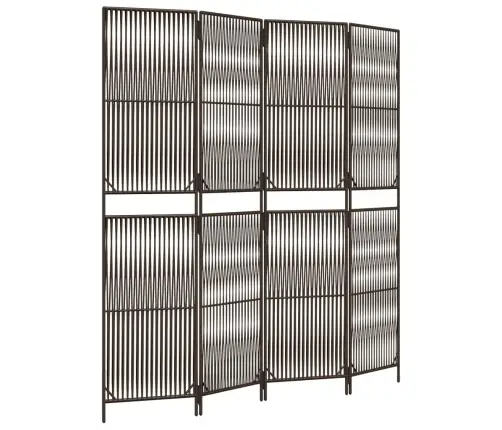 Kambario Pertvara, 4 Segmentai, Rudos Spalvos, Poliratanas