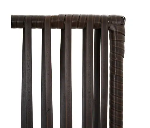 Kambario Pertvara, 4 Segmentai, Rudos Spalvos, Poliratanas