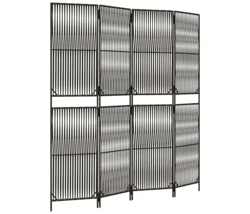 Istabas Sadalītājs, 4 Paneļi, Pelēka Polirotangpalma Vidaxl