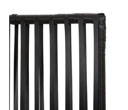 Istabas Sadalītājs, 5 Paneļi, Melna Polirotangpalma Vidaxl