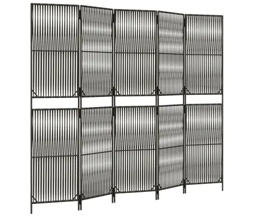 Istabas Sadalītājs, 5 Paneļi, Pelēka Polirotangpalma Vidaxl