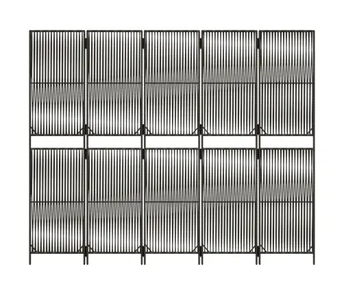 Istabas Sadalītājs, 5 Paneļi, Pelēka Polirotangpalma Vidaxl