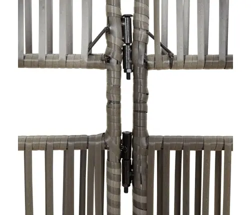 Istabas Sadalītājs, 5 Paneļi, Pelēka Polirotangpalma Vidaxl