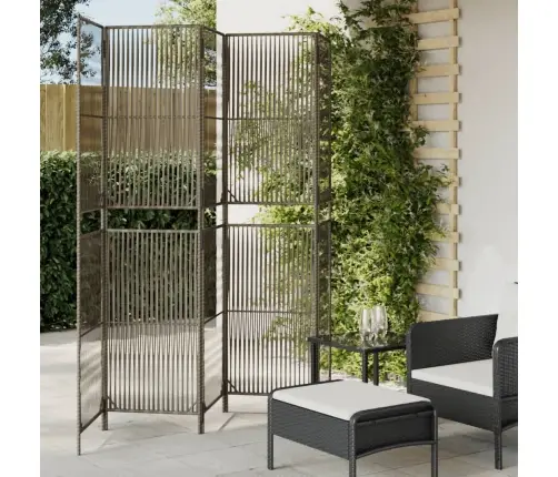 Istabas Sadalītājs, 5 Paneļi, Pelēka Polirotangpalma Vidaxl