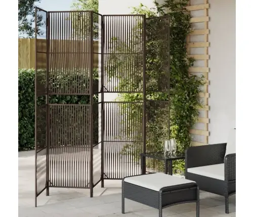 Kambario Pertvara, 6 Segmentai, Rudos Spalvos, Poliratanas