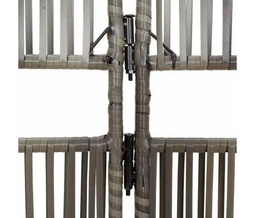 Istabas Sadalītājs, 6 Paneļi, Pelēka Polirotangpalma Vidaxl