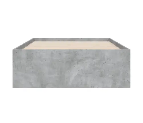 Voodiraam Sahtlitega, Betoonhall, 90X 200 cm Tehispuit