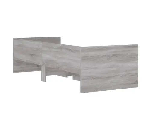 Sahtlitega Voodiraam,Hall Sonoma Tamm, 100 X 200 Cm