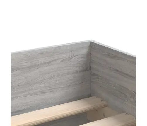 Sahtlitega Voodiraam,Hall Sonoma Tamm, 100 X 200 Cm