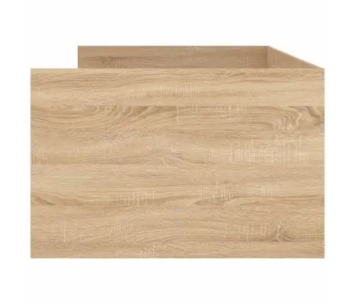 Voodiraam Sahtlitega, Sonoma Tamm, 75 X 190 Cm