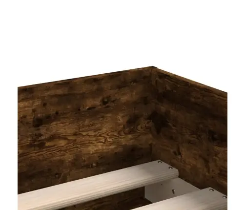 Voodiraam Sahtlitega, Suitsutatud Tamm, 75 X 190 Cm