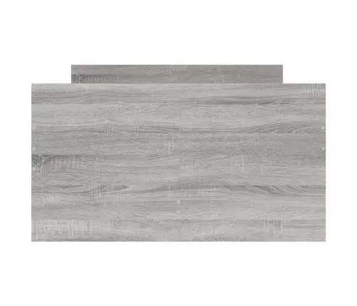 Gultas Rāmis Ar Atvilktnēm, Pelēka Ozolkoka, 100X200 Cm Vidaxl