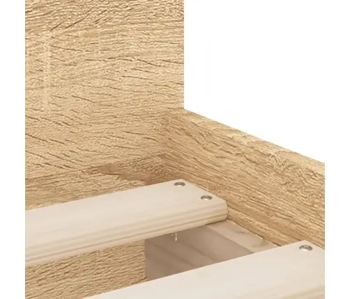 Gultas Rāmis Ar Atvilktnēm, Ozolkoka Krāsā, 90X200 Cm Vidaxl Gultas Rāmis Ar Atvilktnēm, Ozolkoka Krāsā, 90X200 Cm Vidaxl