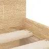 Gultas Rāmis Ar Atvilktnēm, Ozolkoka Krāsā, 90X200 Cm Vidaxl Gultas Rāmis Ar Atvilktnēm, Ozolkoka Krāsā, 90X200 Cm Vidaxl
