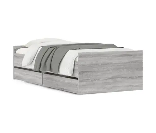 Sahtlitega Voodiraam, Hall Sonoma Tamm, 90X190 Cm