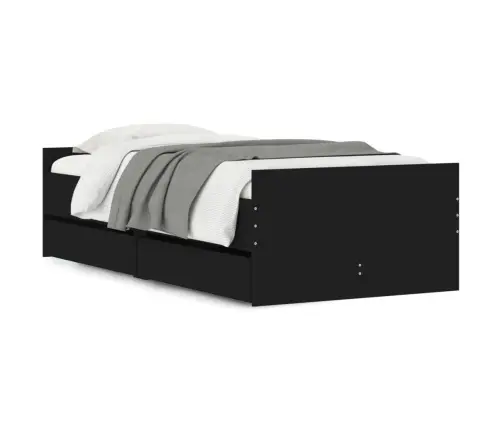 Voodiraam Sahtlitega, Pruun Tamm, 75 X 190 Cm