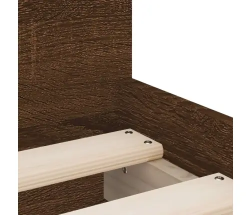 Gultas Rāmis Ar Atvilktnēm, Brūns, 75X190 Cm, Vienvietīgs Vidaxl