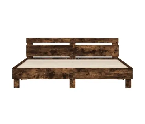 Lovos Rėmas Su Galvūgaliu, Dūminio Ąžuolo, 160X200cm Mediena