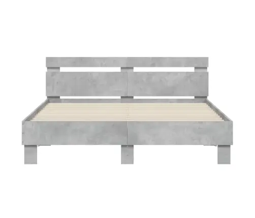 Lovos Rėmas Su Galvūgaliu, Betono, 140X190cm Apdirbta Mediena