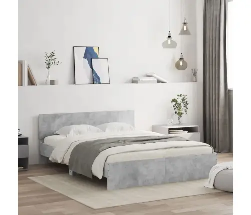 Voodiraam Peatsiga, Betoonhall, 150 X 200 Cm