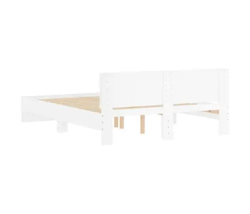 Lovos Rėmas Su Galvūgaliu, Baltos Spalvos, 140X200Cm