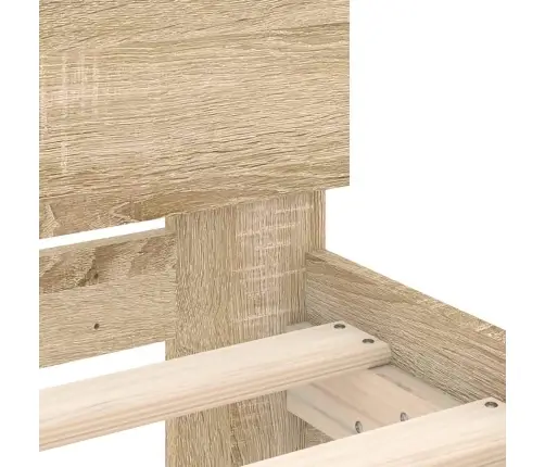 Lovos Rėmas Su Galvūgaliu, Sonoma Ąžuolo Spalvos, 140X200Cm