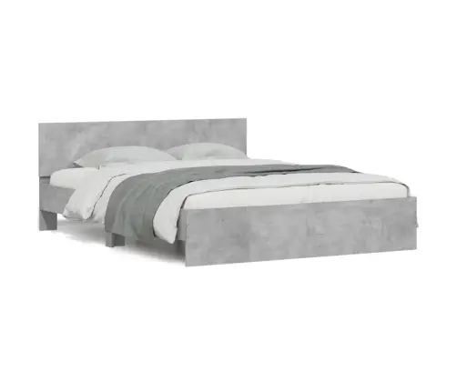 Voodiraam Peatsiga, Betoonhall, 140 X 200 Cm