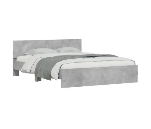 Voodiraam Peatsiga, Betoonhall, 140 X 200 Cm