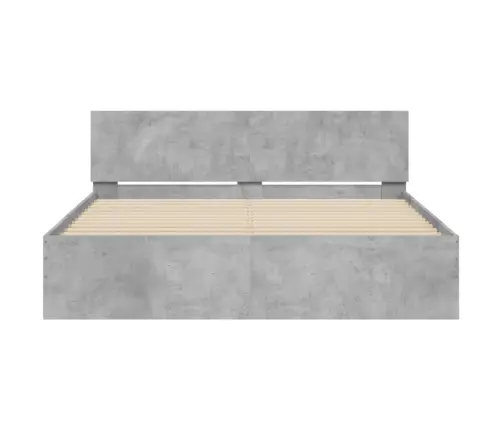 Voodiraam Peatsiga, Betoonhall, 140 X 200 Cm