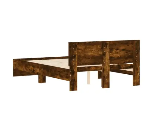 Lovos Rėmas Su Galvūgaliu, Dūminio Ąžuolo Spalvos, 135X190Cm