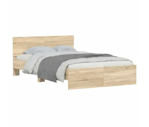 Voodiraam Peatsiga, Sonoma Tamm, 120X 190 Cm