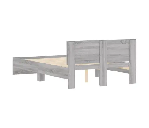 Voodiraam Peatsiga, Hall Sonoma Tamm, 120 X 190 Cm