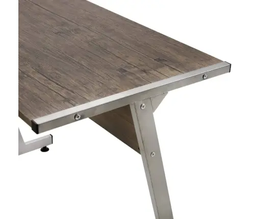 Stūra Rakstāmgalds, Brūns, Inženierijas Koks Vidaxl